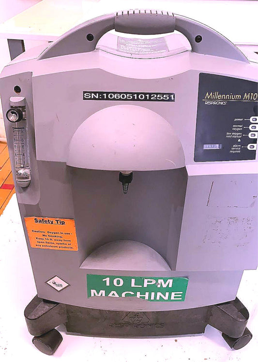RESPIRONICS M10605 MILLENIUM M10 OXYGEN MEDICAL CONCENTRATOR WATCHVIDEOFREESHIP