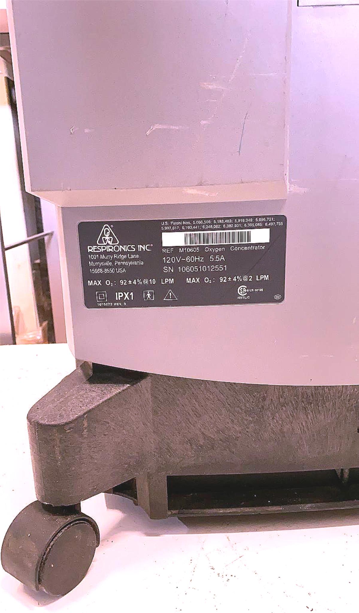 RESPIRONICS M10605 MILLENIUM M10 OXYGEN MEDICAL CONCENTRATOR WATCHVIDEO FREESHIP