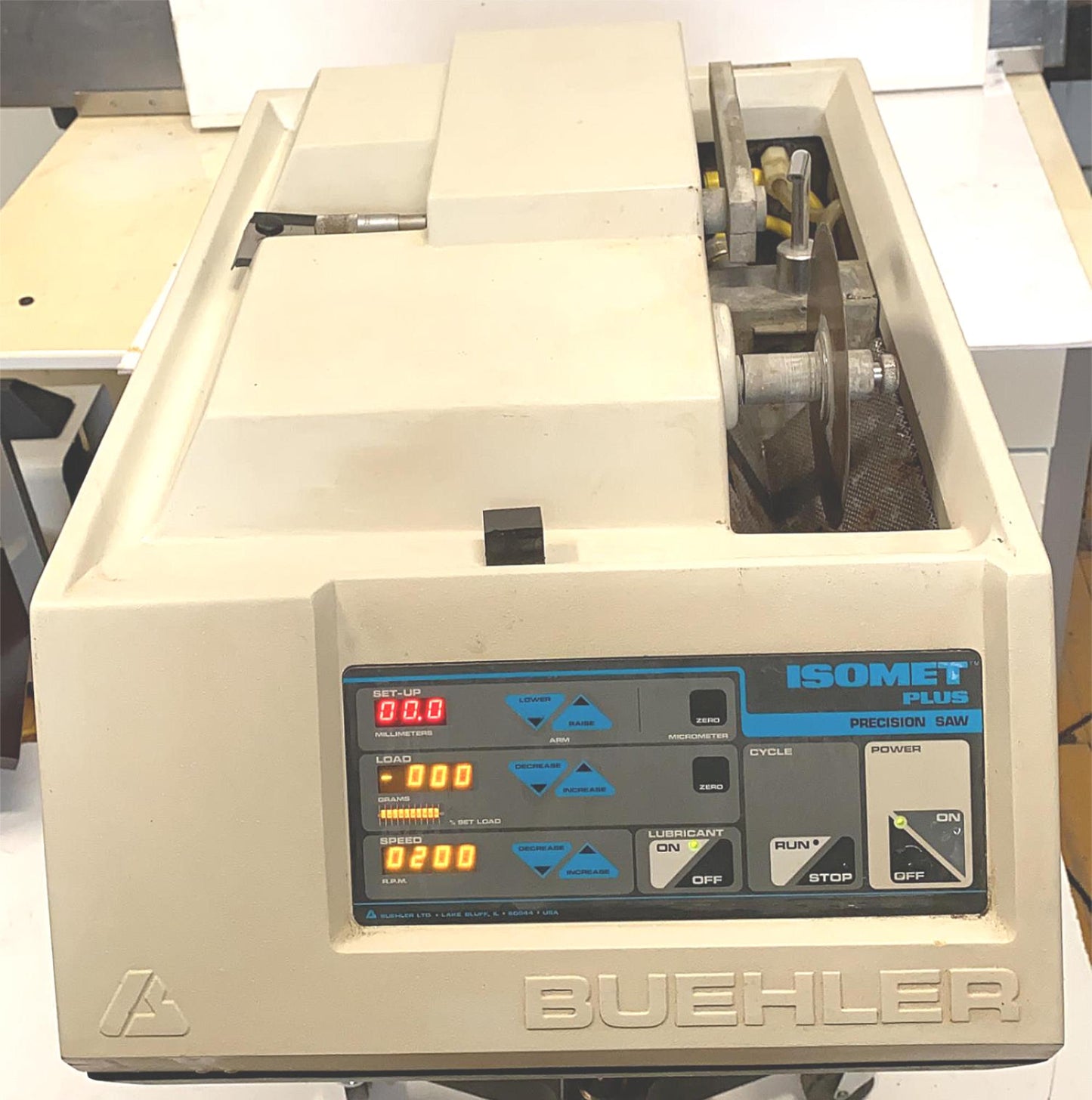 BUEHLER ISOMET PLUS THIN SECTIONING SAW CAT 11-2280-160 WATCH VIDEO FREE SHIP