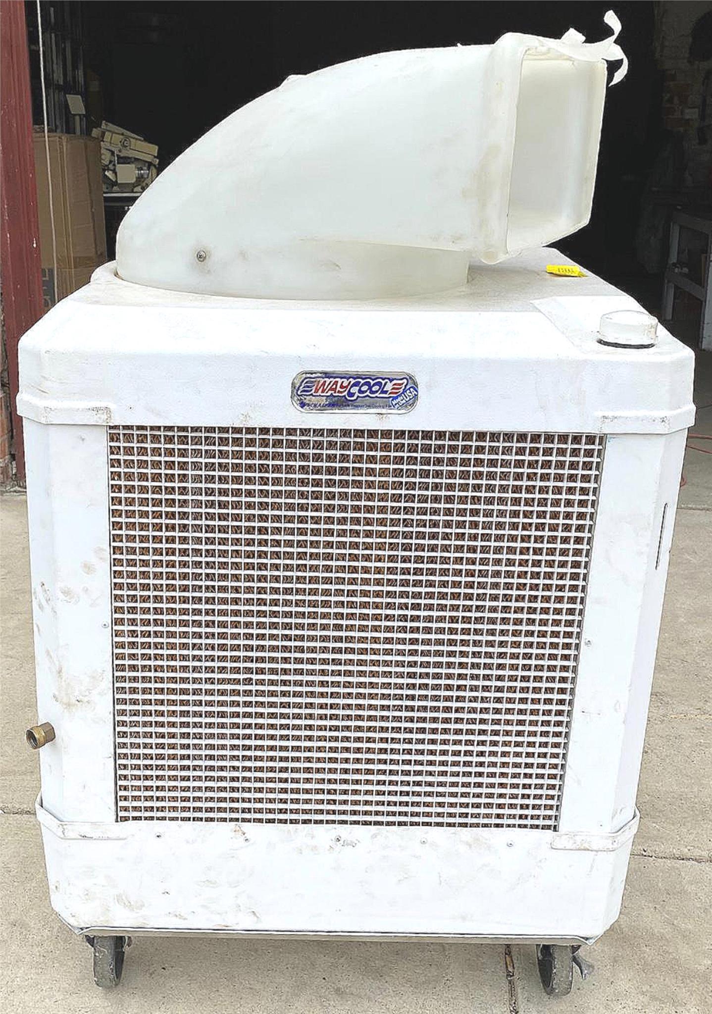 SCHAEFER WAYCOOL PORTABLE EVAPORATIVE COOLER ON WHEELS - WATCH VIDEO FREE SHIP