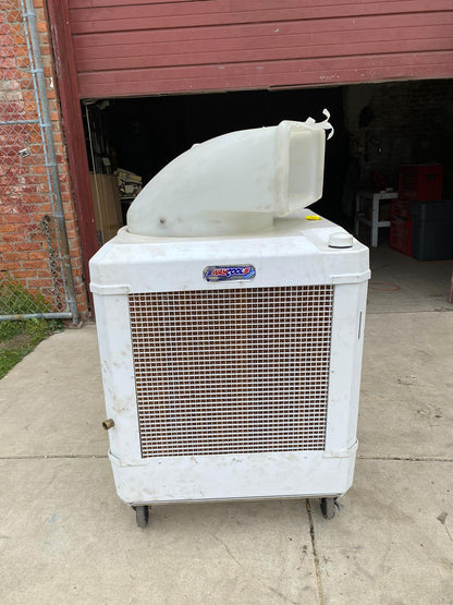 SCHAEFER WAYCOOL PORTABLE EVAPORATIVE COOLER ON WHEELS - WATCH VIDEO FREE SHIP