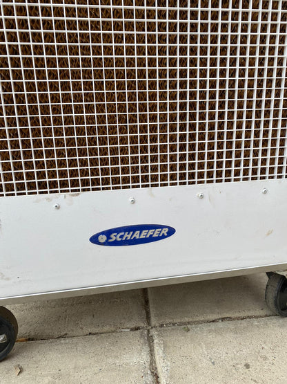 SCHAEFER WAYCOOL PORTABLE EVAPORATIVE COOLER ON WHEELS - WATCH VIDEO FREE SHIP
