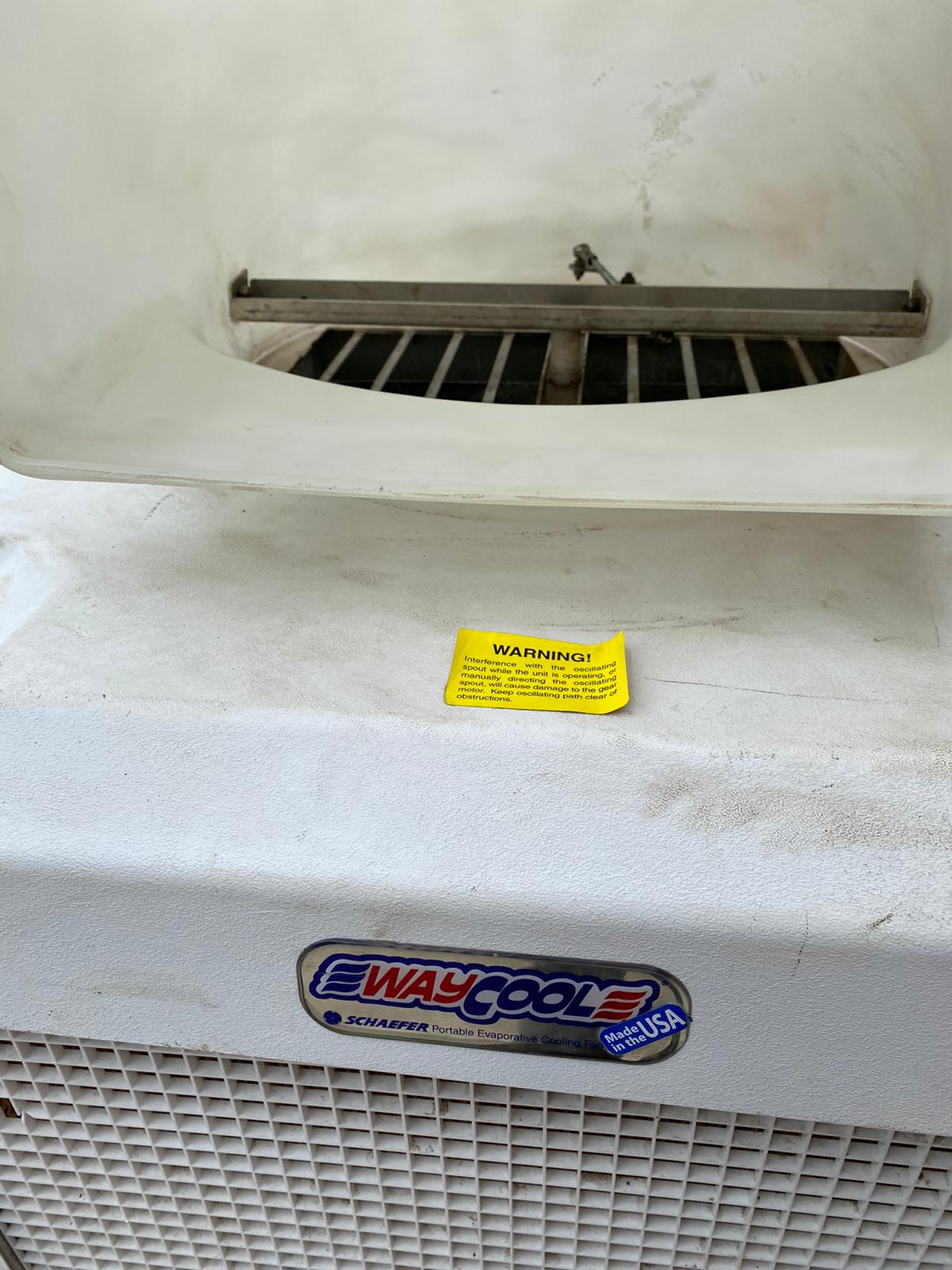 SCHAEFER WAYCOOL PORTABLE EVAPORATIVE COOLER ON WHEELS - WATCH VIDEO FREE SHIP