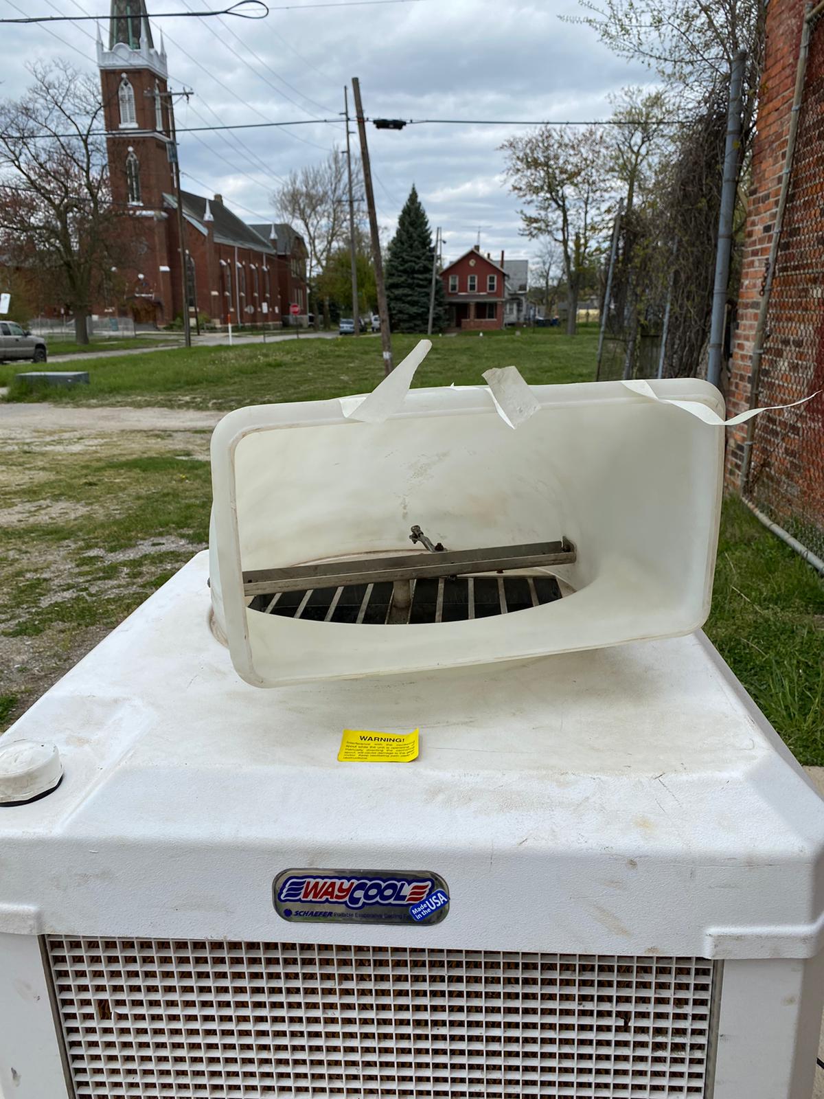 SCHAEFER WAYCOOL PORTABLE EVAPORATIVE COOLER ON WHEELS - WATCH VIDEO FREE SHIP