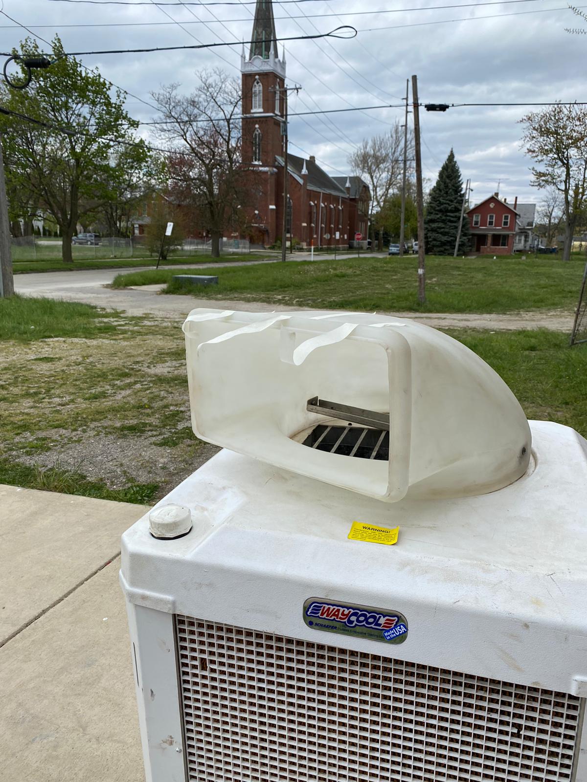 SCHAEFER WAYCOOL PORTABLE EVAPORATIVE COOLER ON WHEELS - WATCH VIDEO FREE SHIP