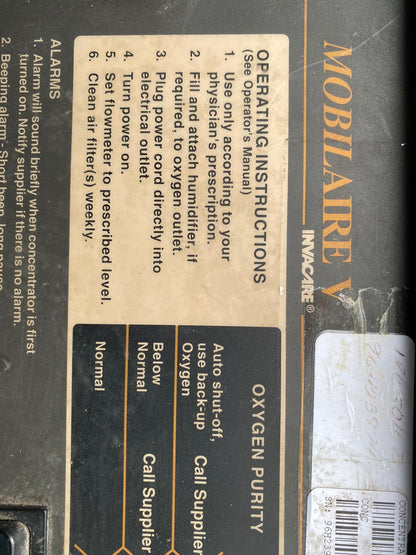 Portable Home Air Concentrator O2 Making Machine Hyperbaric FREESHIP WATCH VIDEO