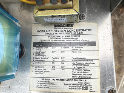 Portable Home Air Concentrator O2 Making Machine Hyperbaric FREESHIP WATCH VIDEO