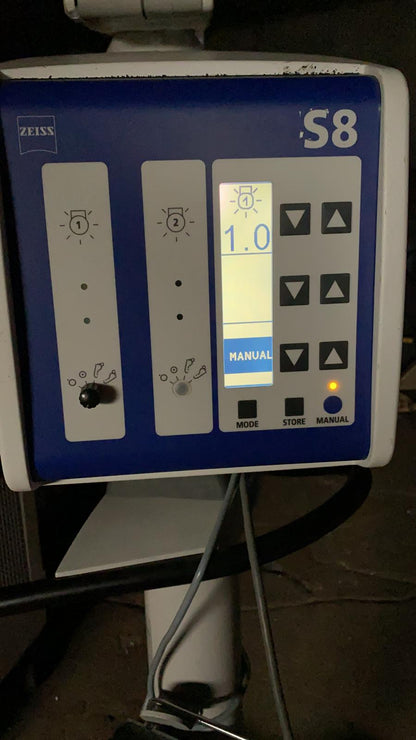 ZEISS UNIVERSAL S8 OPHTHALMOLOGIC MICROSCOPE STAND OPMI MD FOOT REMOTE FREE SHIP