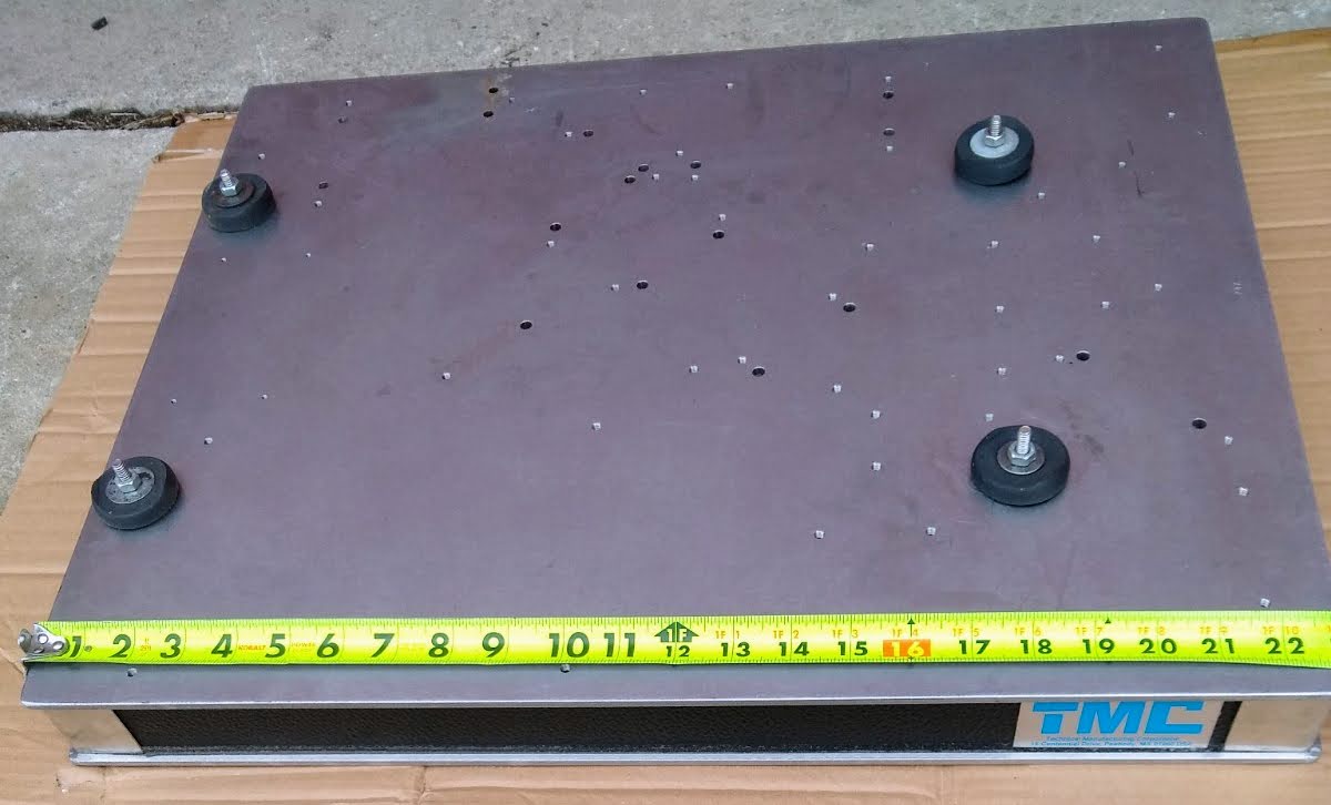 47"x35"x2" TMC 78-25555-01 BENCHTOP VIBRATION OPTICAL ISOLATION TABLE