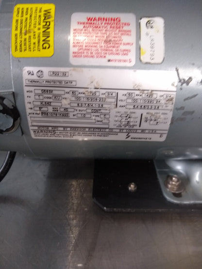 GAST 103-1010-G583X ROTARY VANE SEPTIC AIR VACUUM PUMP EMERSON MOTOR FREE SHIP