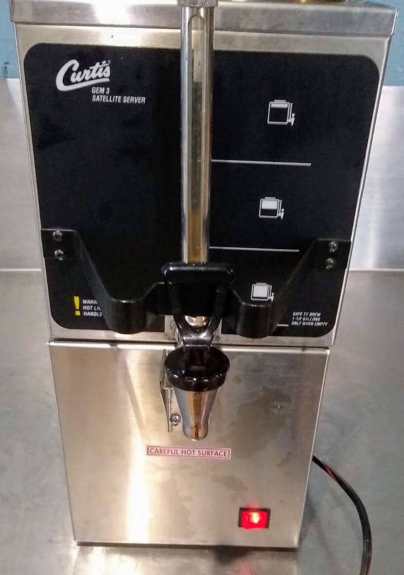 CURTIS GEM 3-5 SATELLITE 1.5 GALLON DIGITAL COFFEE SERVER WARMER STAND FREE SHIP