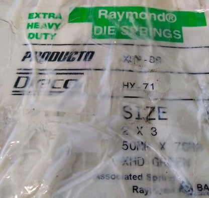 5 Units of RAYMOND 2 x 3" / 50 x 76mm GREEN SPRING COIL DIECO HX 71 FREESHIPPING