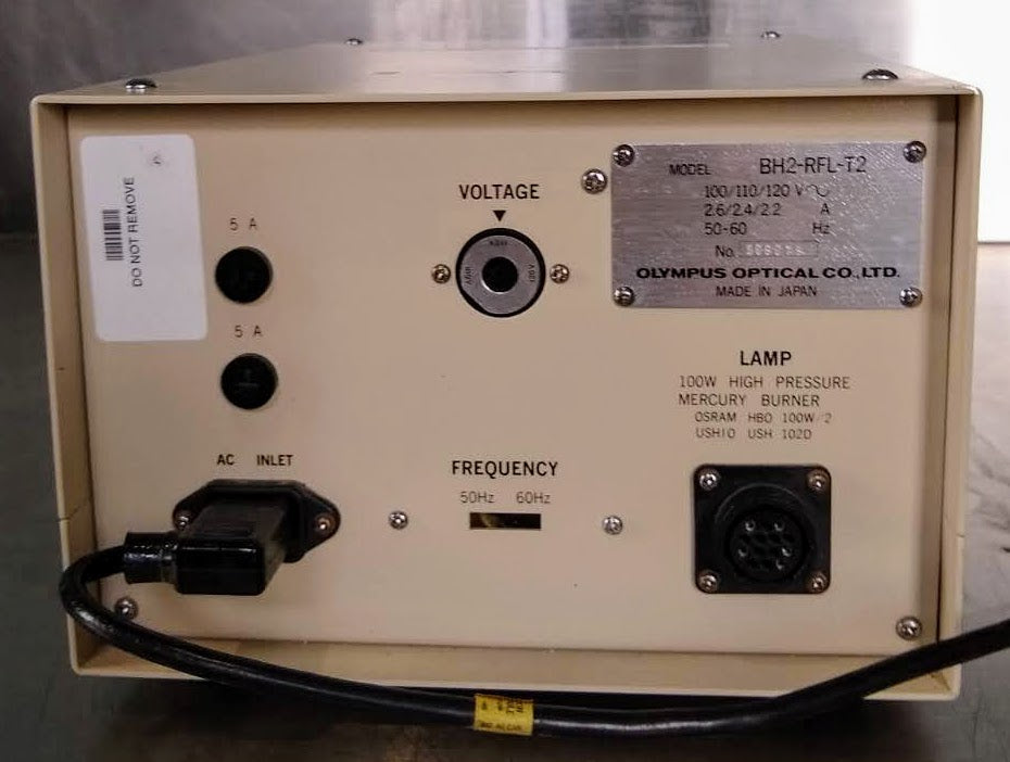 OLYMPUS BH2-RFL-T2 POWER SUPPLY For 100W HIGH PRESSURE MERCURY BURNER FREE SHIP