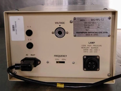 OLYMPUS BH2-RFL-T2 POWER SUPPLY For 100W HIGH PRESSURE MERCURY BURNER FREE SHIP