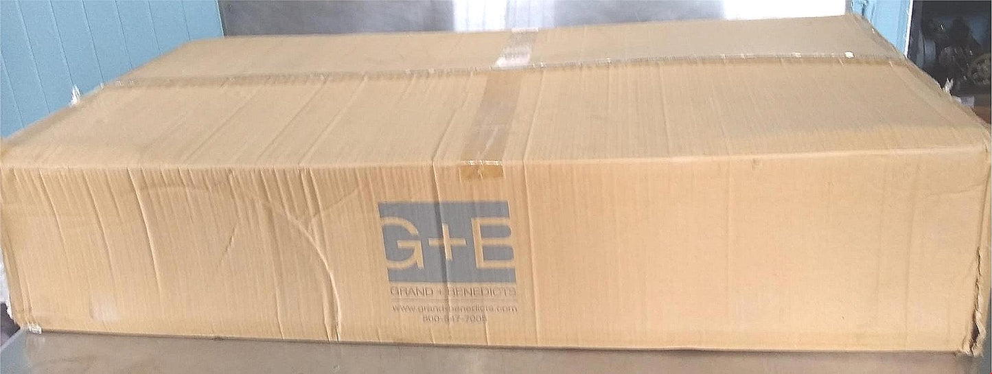 8 UNITS BN GRAND+BENEDICTS OPEN END COMMERCIAL RACK BASKETS - 16inx48in FREESHIP