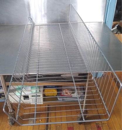 8 UNITS BN GRAND+BENEDICTS OPEN END COMMERCIAL RACK BASKETS - 16inx48in FREESHIP