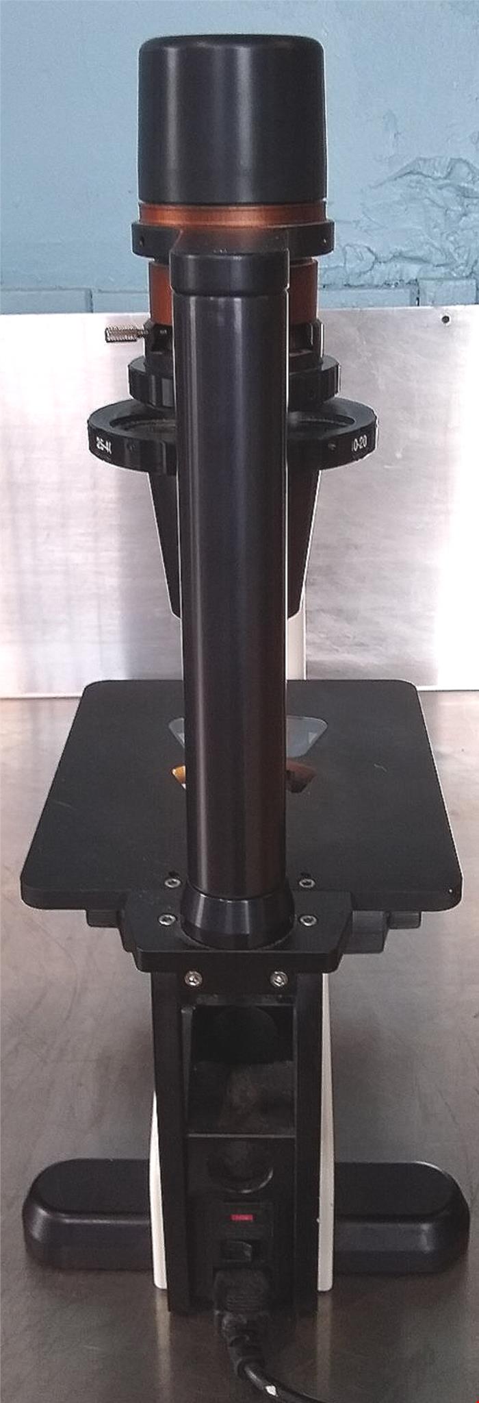 FISHER SCIENTIFIC Cat 12-560-45 MICROMASTER INVERTED PHASE MICROSCOPE FREE SHIP