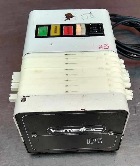 COLE PARMER ISMATEC IPN 90 7618-40 MULTICHANNEL PERISTALTIC PUMP 90-DAY WARRANTY