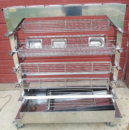 ROTISOL SPIT RACK USA 201375-1400MF for MASTER FLAME 1375 by ROTISSERIE FRANCE
