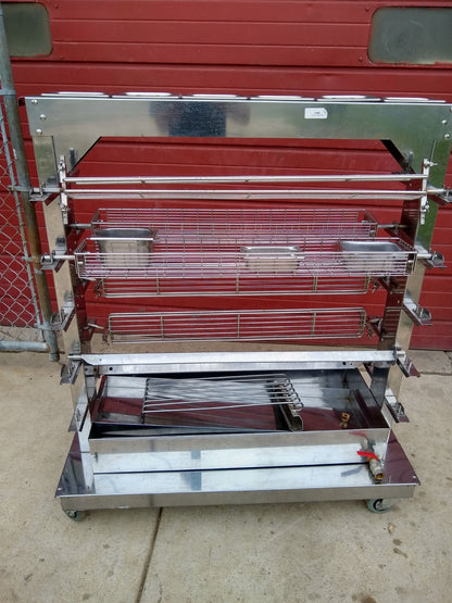 ROTISOL SPIT RACK USA 201375-1400MF for MASTER FLAME 1375 by ROTISSERIE FRANCE