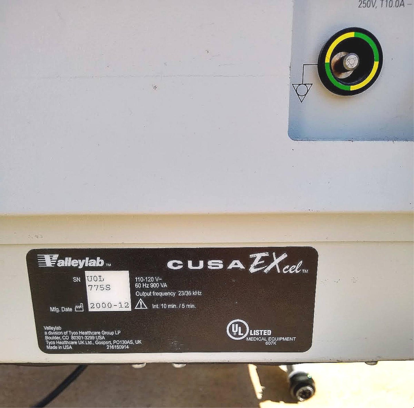 VALLEYLAB® CUSA EXCEL ULTRASONIC ASPIRATOR with FOOT SWITCH REMOTE FREE SHIPPING