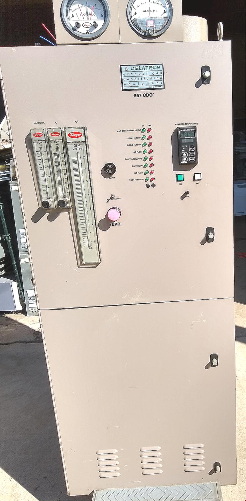 DELATECH® 857V2 VAPOR DEPOSITION CVD EXHAUST GAS SCRUBBER 90DayWarranty FRESHIP