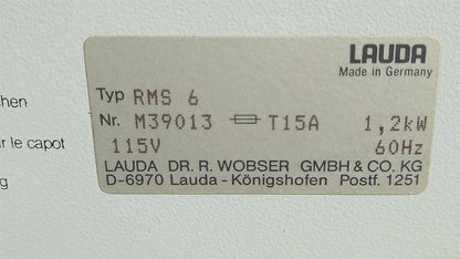 BRINKMANN LAUDA RMS6 CIRCULATING CHILLER FREE SHIPPING