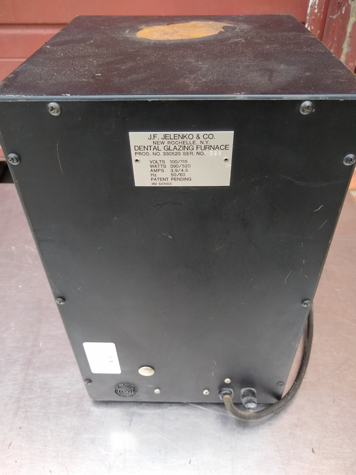 PENNWALD JELENKO JEL-CRAFT AUTO-GLAZER DENTAL FURNACE OVEN FREE SHIP