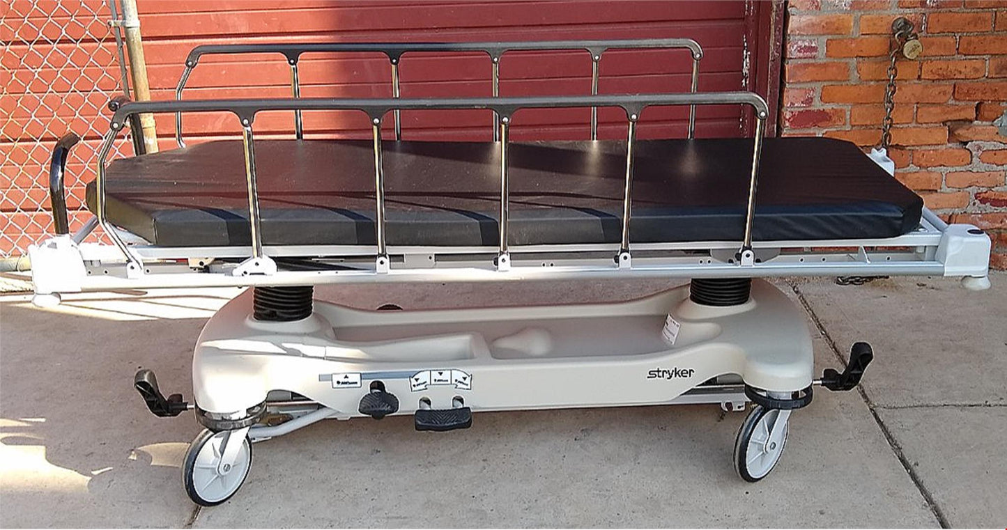STRYKER ST104 (0735) HOSPITAL EMERGENCY TRANSPORT GURNEY STRETCHER - FREE SHIP