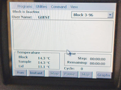 FOR PARTS PTC240 BIORAD TETRAD-2 PELTIER PROGRAMMABLE THERMAL CYCLER WELL HOT