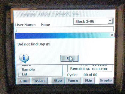 FOR PARTS PTC240 BIORAD TETRAD-2 PELTIER PROGRAMMABLE THERMAL CYCLER WELL HOT