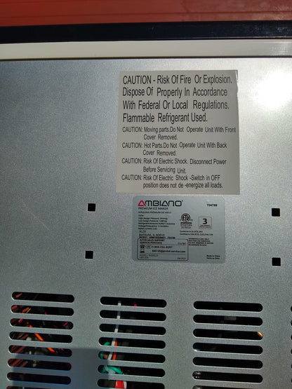 BRAND NEW IN BOX AMBIANO (ALDI) HOUSEHOLD COUNTERTOP PREMIUM ICE MAKER FREE SHIP