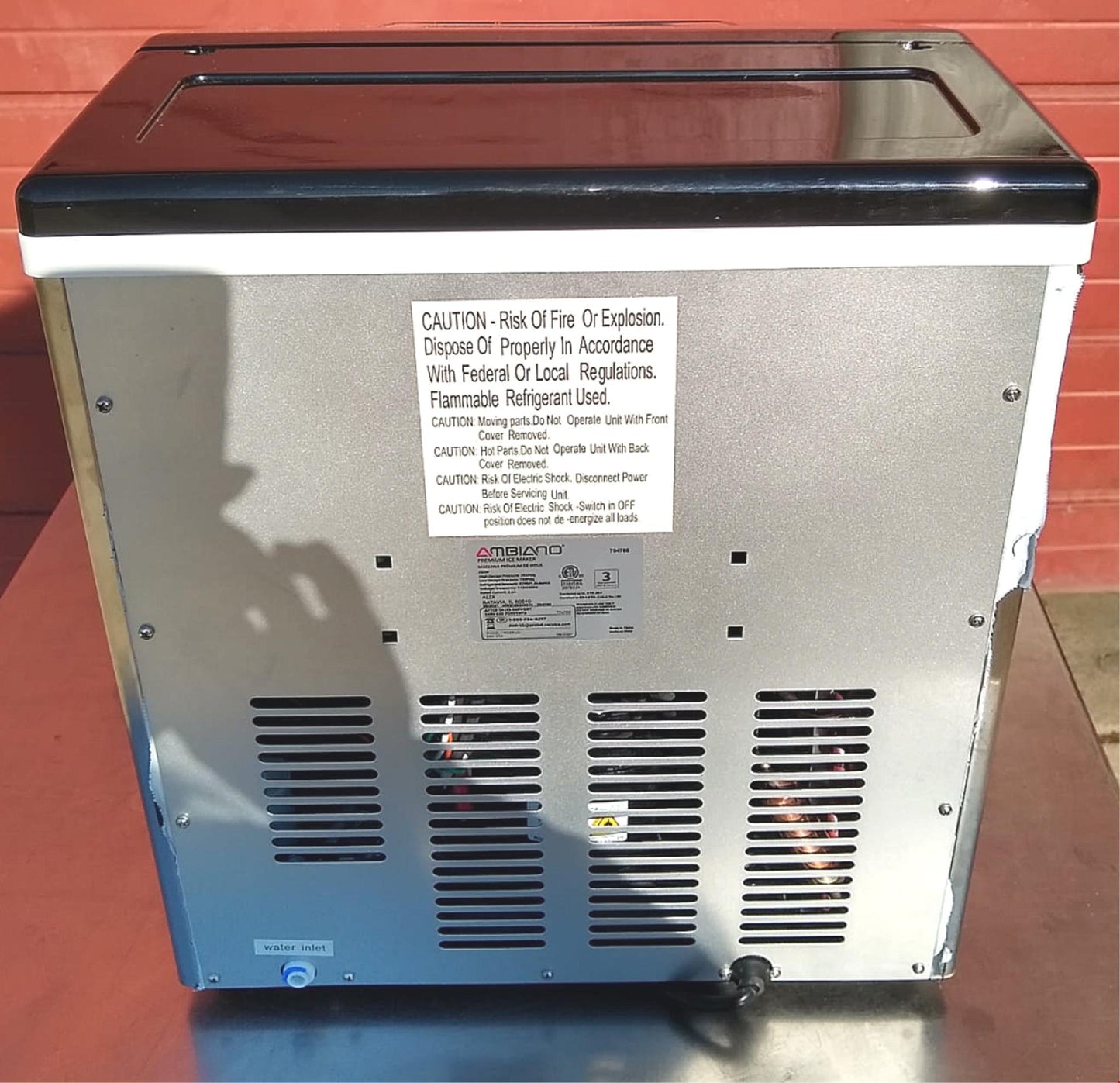 BRAND NEW IN BOX AMBIANO (ALDI) HOUSEHOLD COUNTERTOP PREMIUM ICE MAKER FREE SHIP