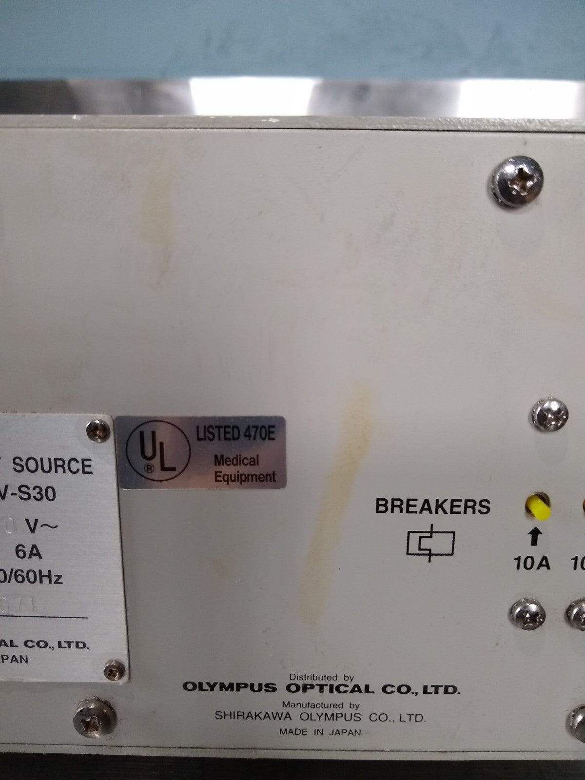 OLYMPUS CLV-S30 LAPAROSCOPY LIGHT SOURCE Endoscopy Video Halogen Lamp FREE SHIP