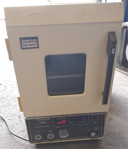AMERICAN SCIENTIFIC GOLD SERIES DP-21 VACUUM OVEN BENCHTOP LABORATORY 40°Cto240°