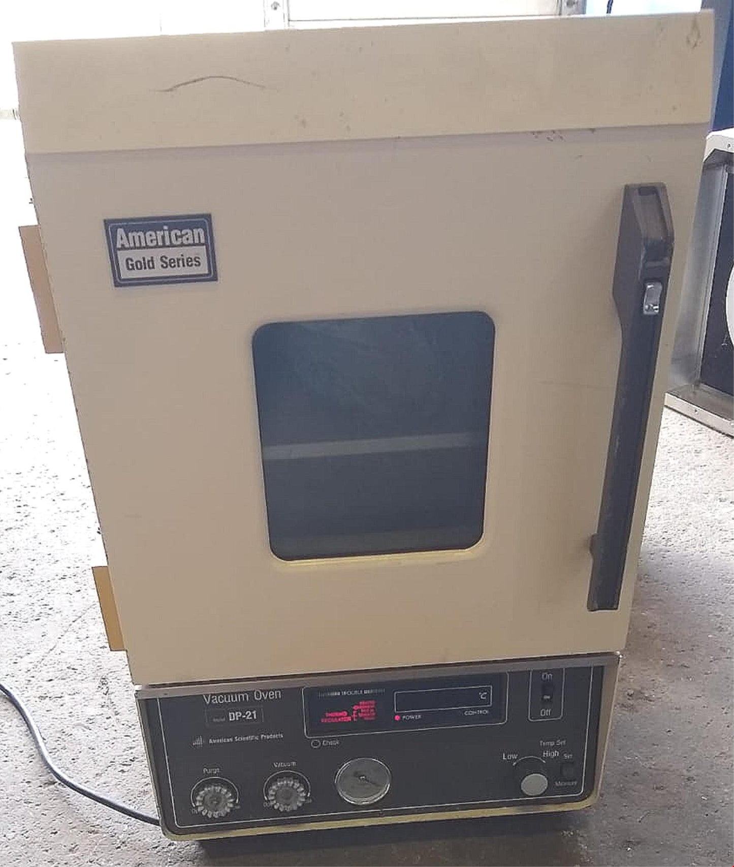 AMERICAN SCIENTIFIC GOLD SERIES DP-21 VACUUM OVEN BENCHTOP LABORATORY 40°Cto240°
