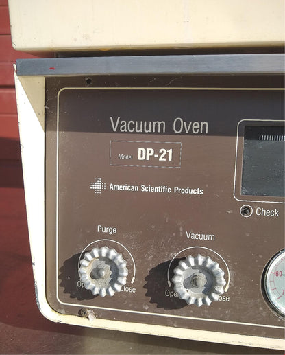 AMERICAN SCIENTIFIC GOLD SERIES DP-21 VACUUM OVEN BENCHTOP LABORATORY 40°Cto240°