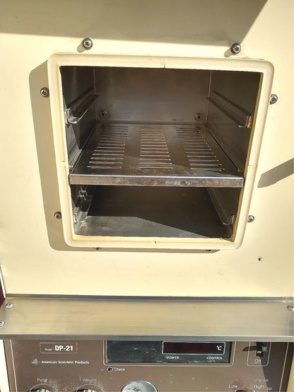 AMERICAN SCIENTIFIC GOLD SERIES DP-21 VACUUM OVEN BENCHTOP LABORATORY 40°Cto240°