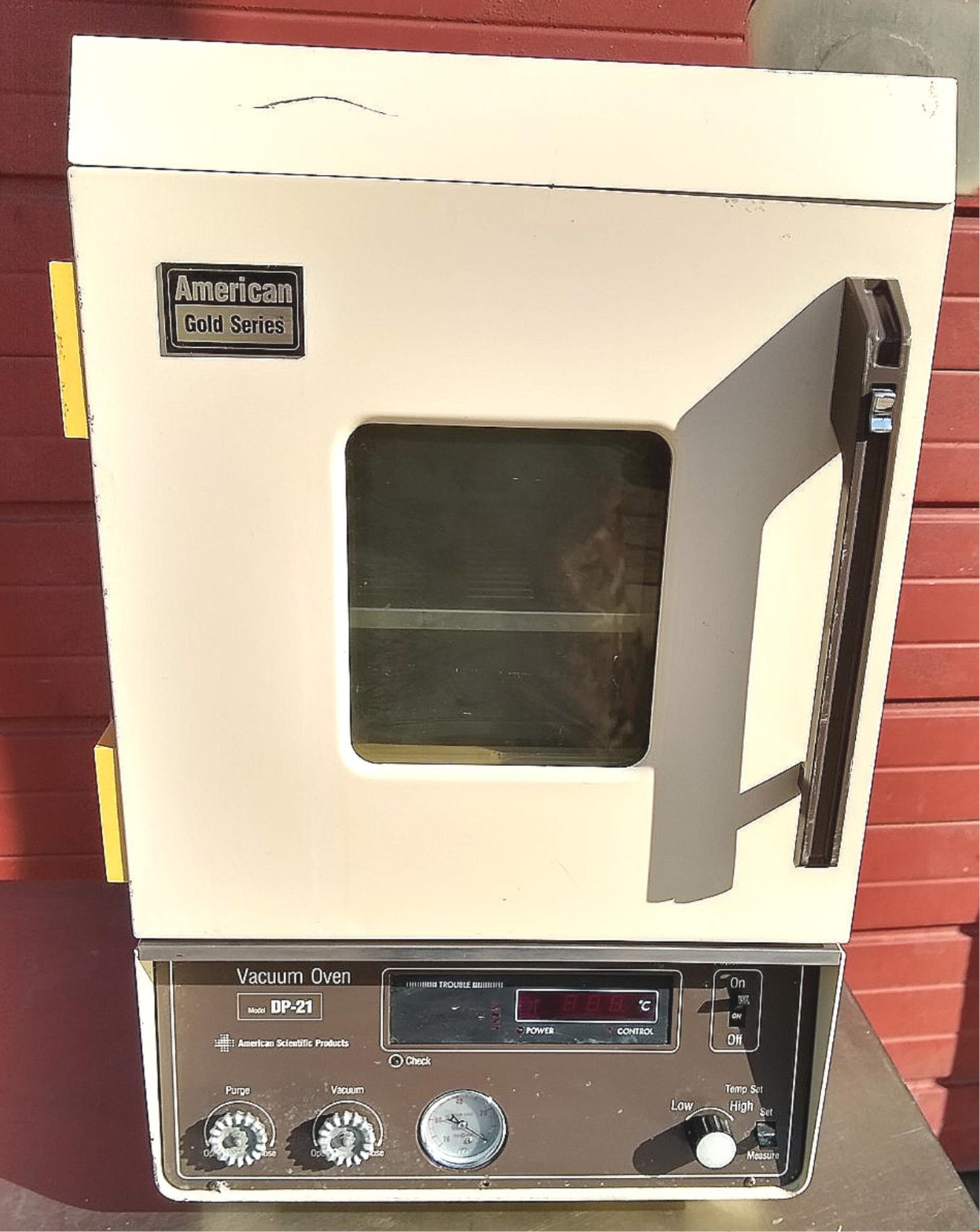 AMERICAN SCIENTIFIC GOLD SERIES DP-21 VACUUM OVEN BENCHTOP LABORATORY 40°Cto240°