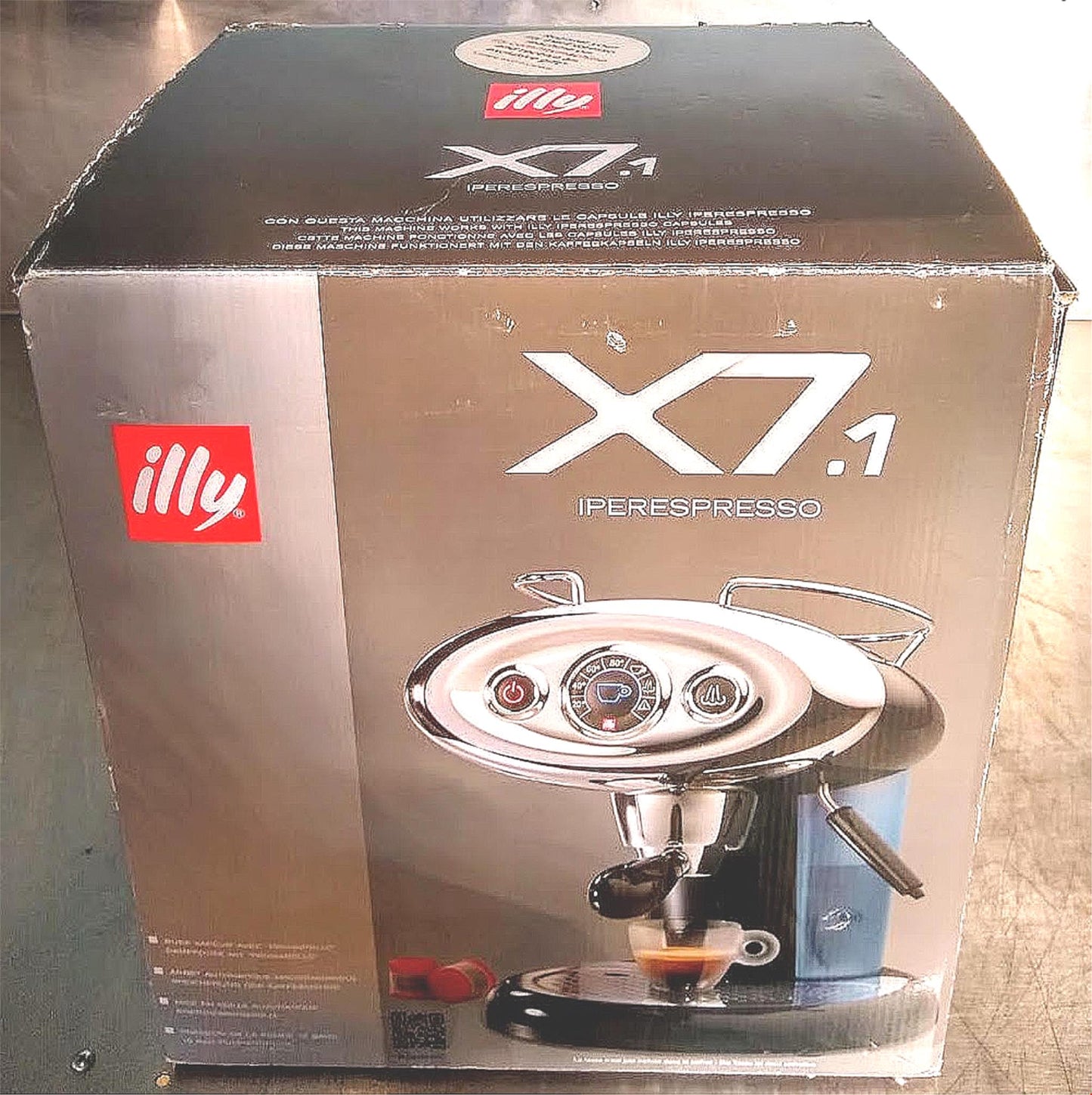 BRAND NEW ILLY X7.1 iperESPRESSO COFFEE MACHINE MADE-IN-ITALY with BOX FREE SHIP