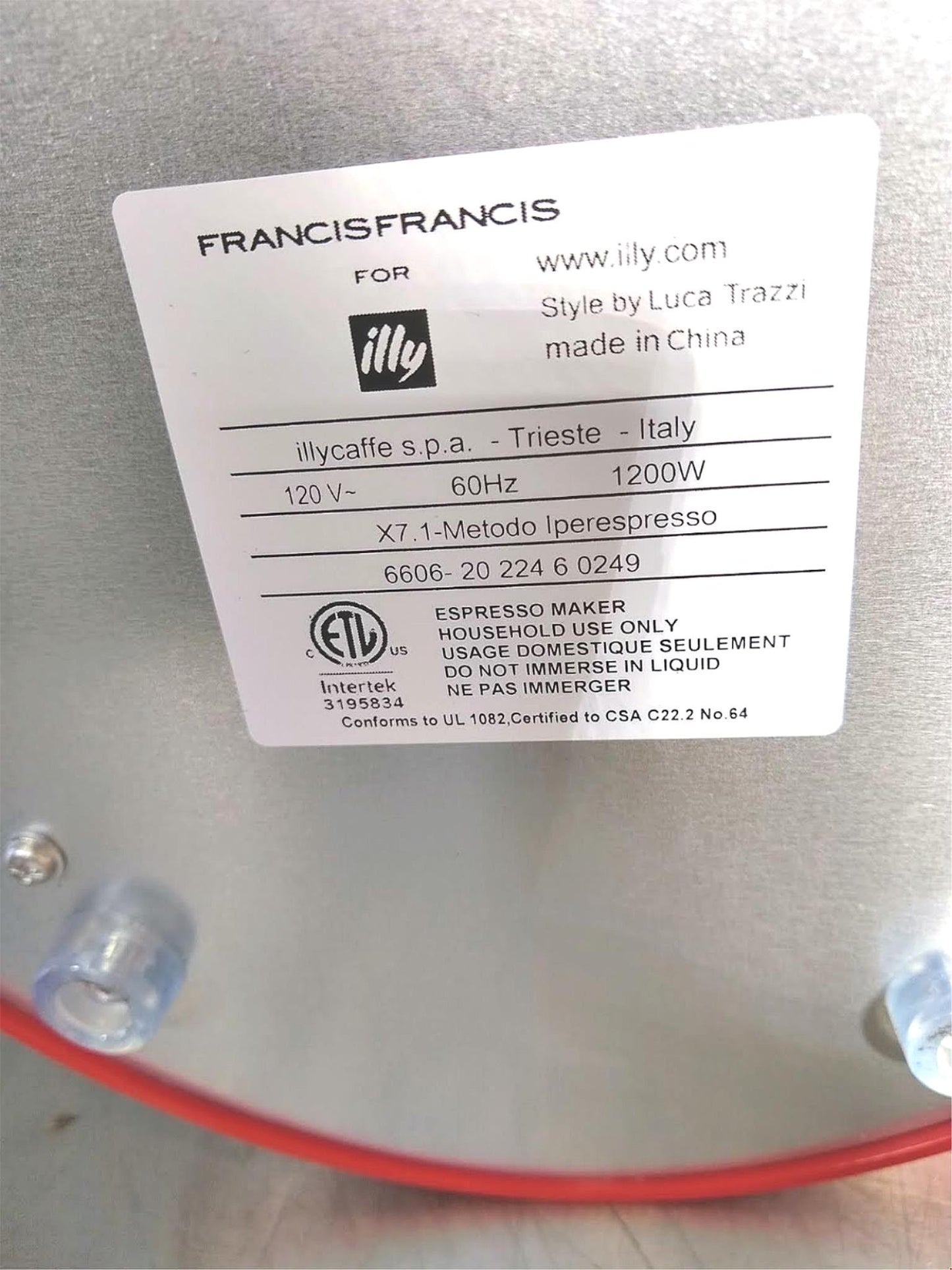 BRAND NEW ILLY X7.1 iperESPRESSO COFFEE MACHINE MADE-IN-ITALY with BOX FREE SHIP