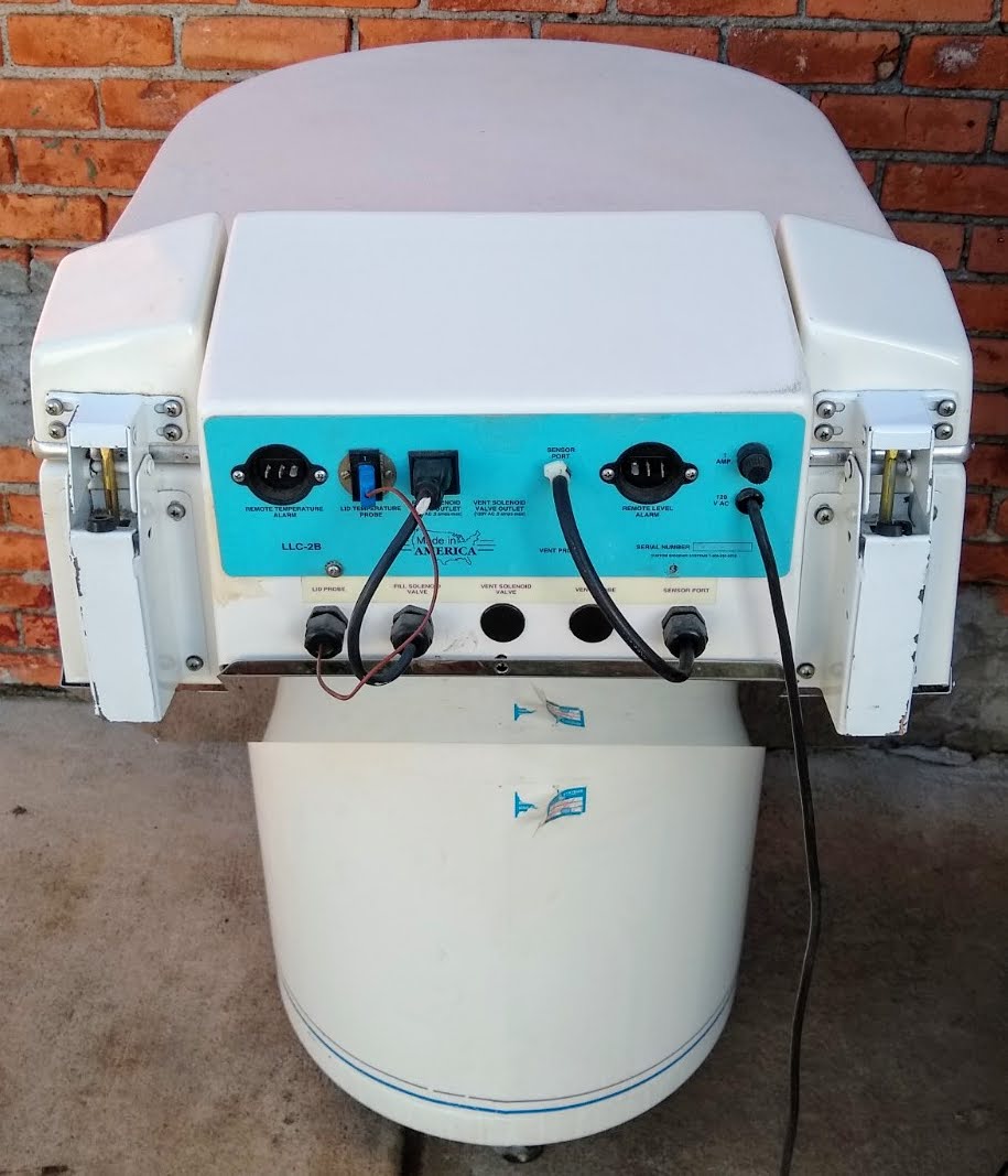 CUSTOM BIOGENIC CBS 1500 LIQUID NITROGEN -190°C CRYO DRY STORAGE TANK FREE SHIP