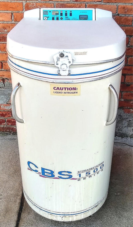 CUSTOM BIOGENIC CBS 1500 LIQUID NITROGEN -190°C CRYO DRY STORAGE TANK FREE SHIP