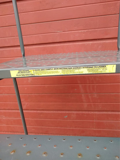 BALLYMORE 4STEP 40"High 450lbsCAPACITY FOUR WHEELED ROLLING STEP LADDER FREESHIP