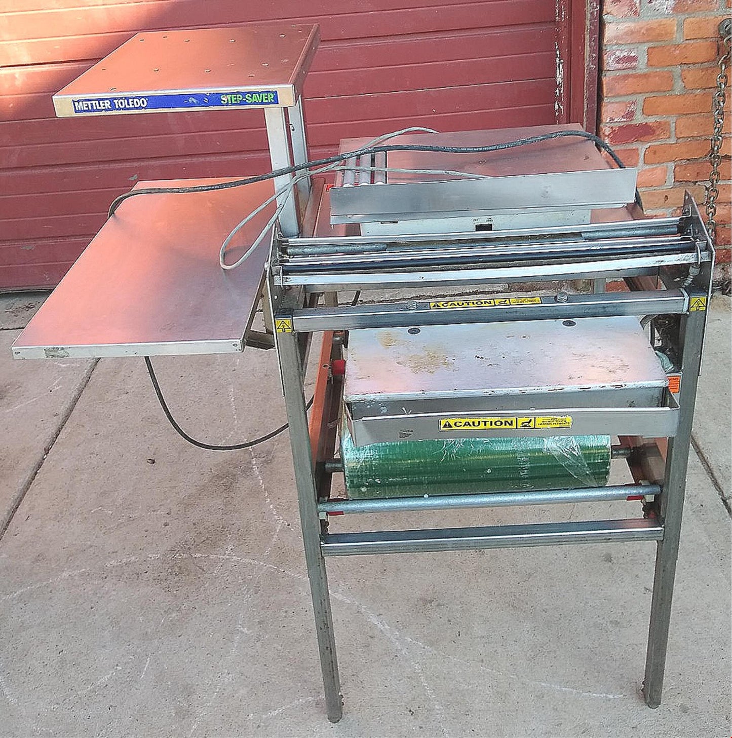 METTLER TOLEDO 0662 COMMERCIAL SHRINKWRAP STATION HEAT SEALER & BALANCE FREESHIP