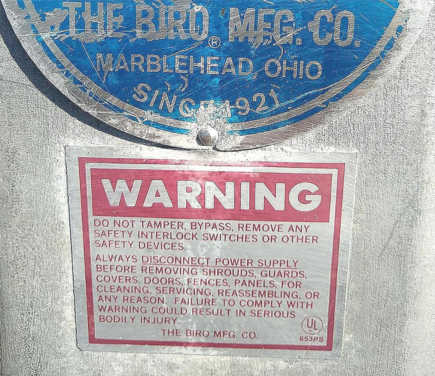 BIRO 22 BUTCHER MEAT BONE FISH SAW BLADE 1PHASE 220Volts 90DAYWARRANTY FREE SHIP