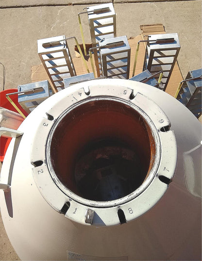 THERMOLYNE DEWAR LOCATOR 8 CMR-2800 CRYOGENIC STORAGE TANK NITROGEN MONITOR