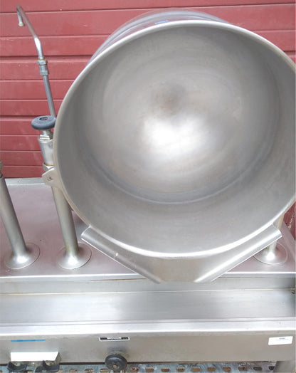 RARE 3 UNIT STATION GROEN TDA/1-40 DIRECT STEAM 30 GALLON TILT KETTLES FREESHIP