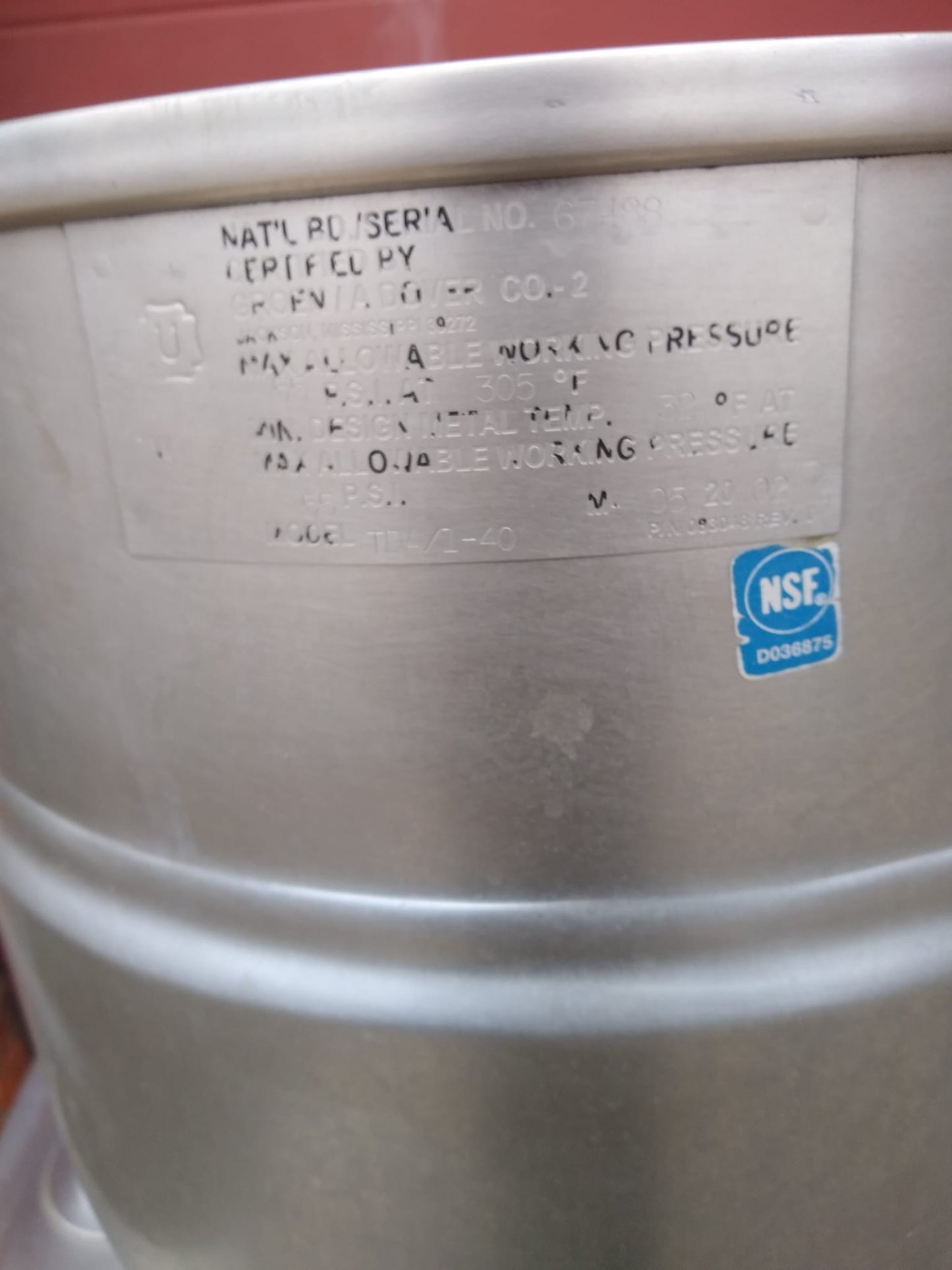 RARE 3 UNIT STATION GROEN TDA/1-40 DIRECT STEAM 30 GALLON TILT KETTLES FREESHIP