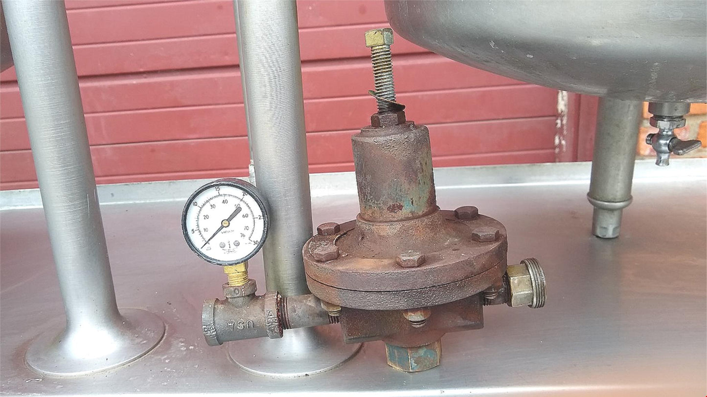 RARE 3 UNIT STATION GROEN TDA/1-40 DIRECT STEAM 30 GALLON TILT KETTLES FREESHIP